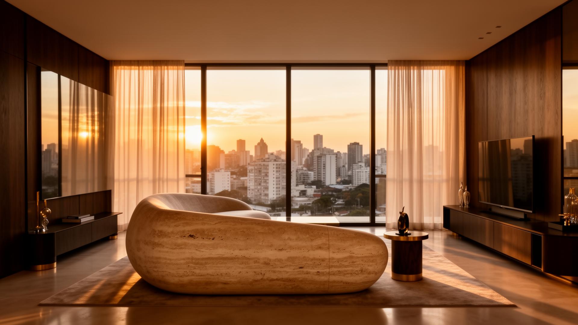 Imóvel em São Caetano do Sul ao pôr do sol